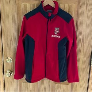 Mens Wisconsin Badger Fleece Jacket S